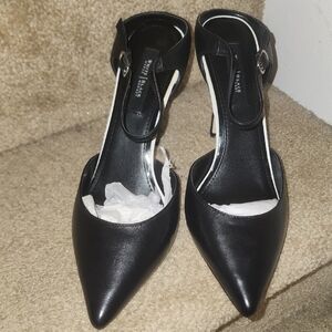 White House Black Market Black Pointed Heels. Brand new, sz. 10.